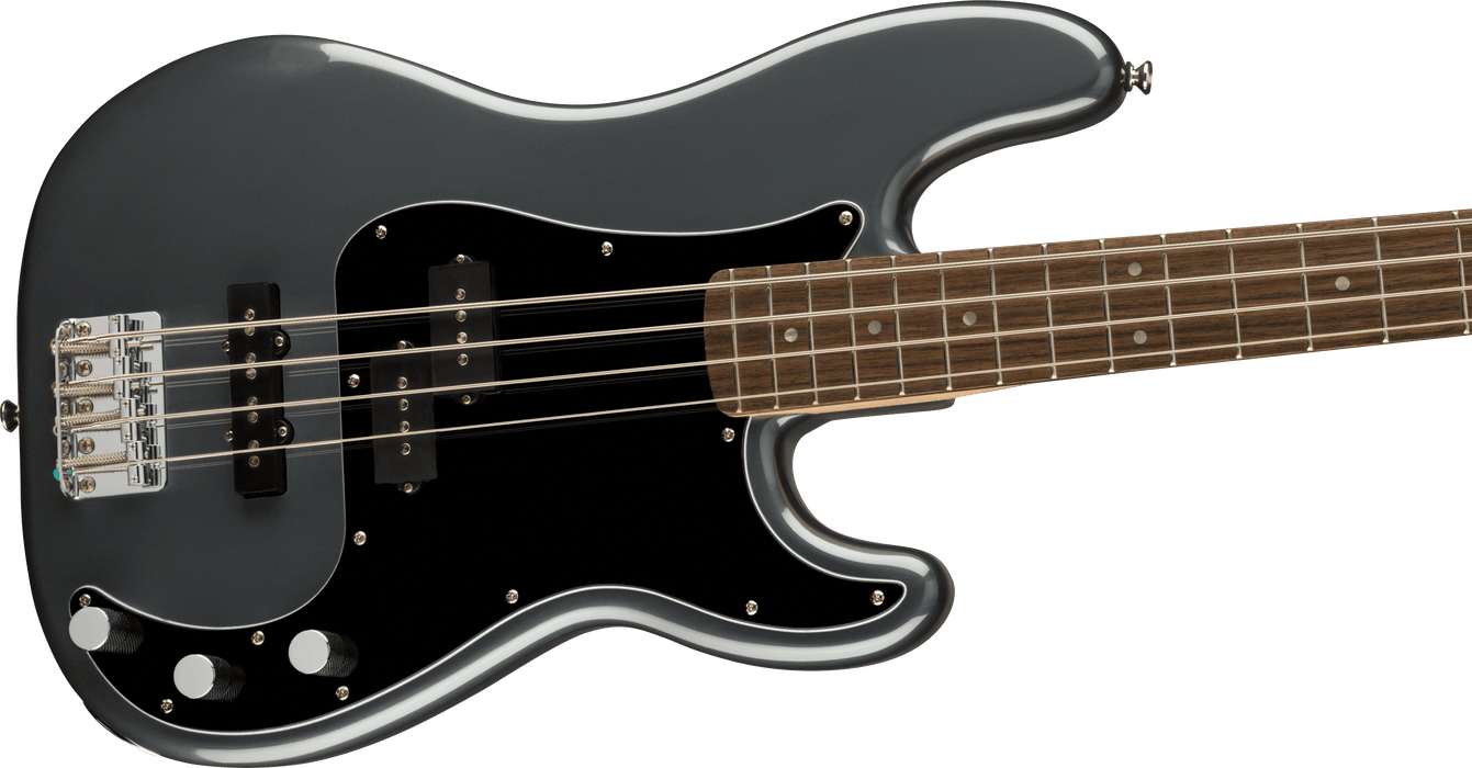 Squier Affinity Series Precision Bass PJ, Laurel Fingerboard - Charcoal Frost Metallic