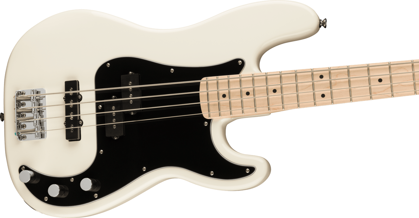 Squier Affinity Series  Precision Bass, Maple Fingerboard -  Olympic White
