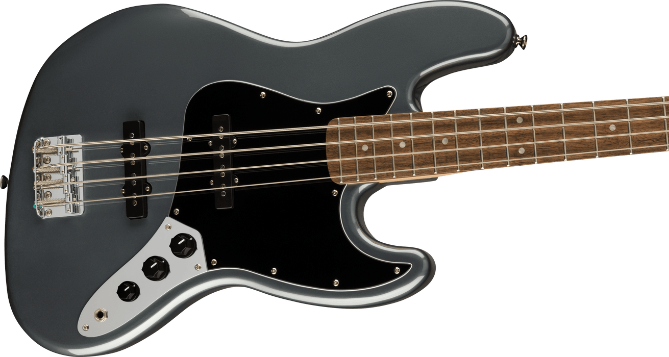 Squier Affinity Series Jazz Bass, Laurel Fingerboard - Charcoal Frost Metallic