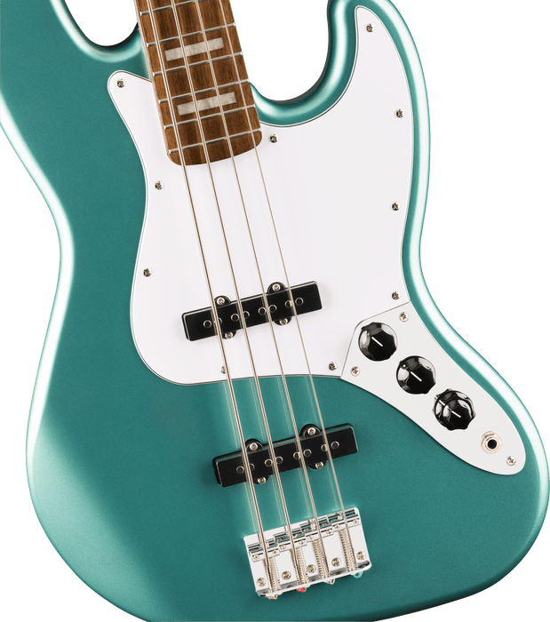 Squier -  Affinity Series Active Jazz Bass, Mystic Sea Foam Green