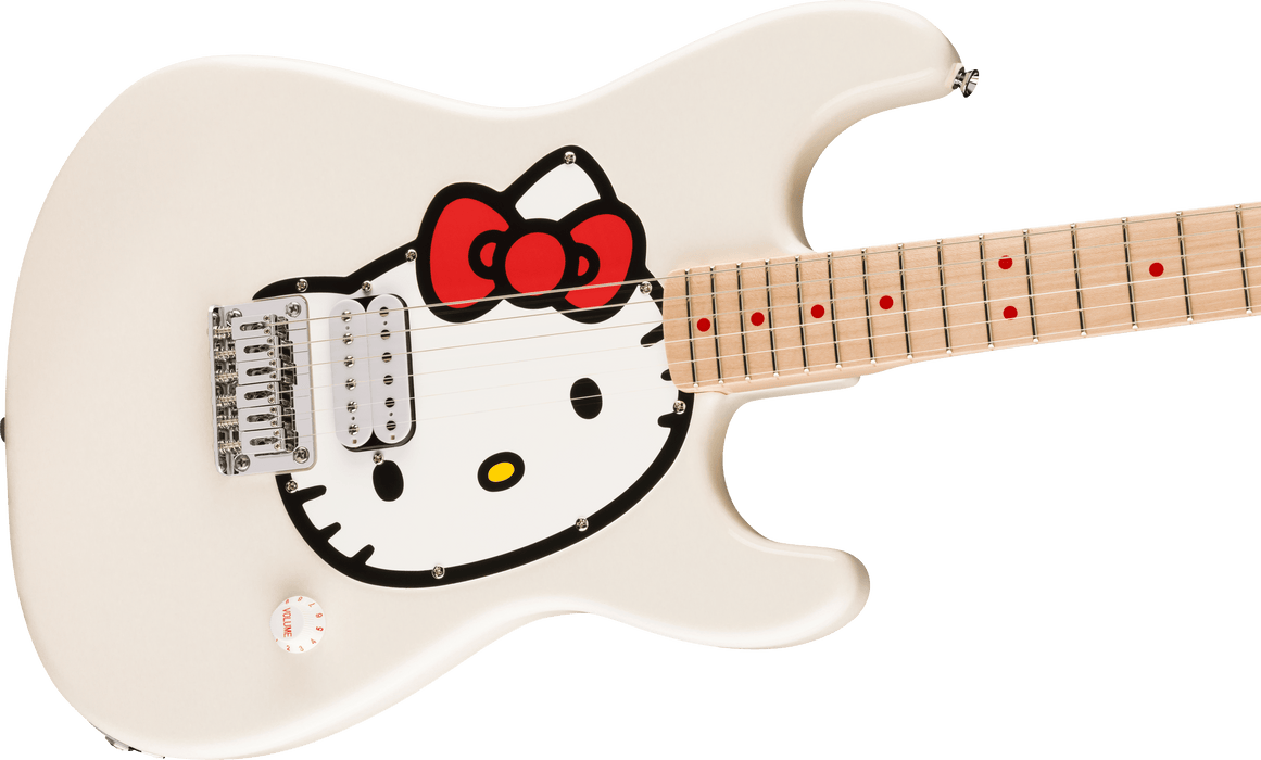 Squier Fender x Hello Kitty White Stratocaster