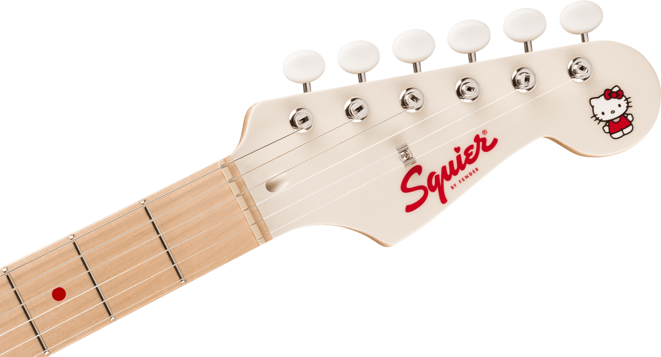 Squier Fender x Hello Kitty White Stratocaster