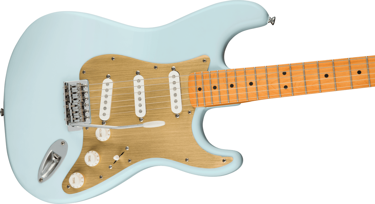 Squier 40th Anniversary Stratocaster, Vintage Edition, Maple Fingerboard - Satin Sonic Blue
