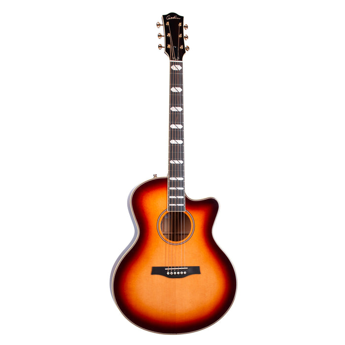 Godin Connaisseur MJ Acoustic Guitar, Sunburst - SF