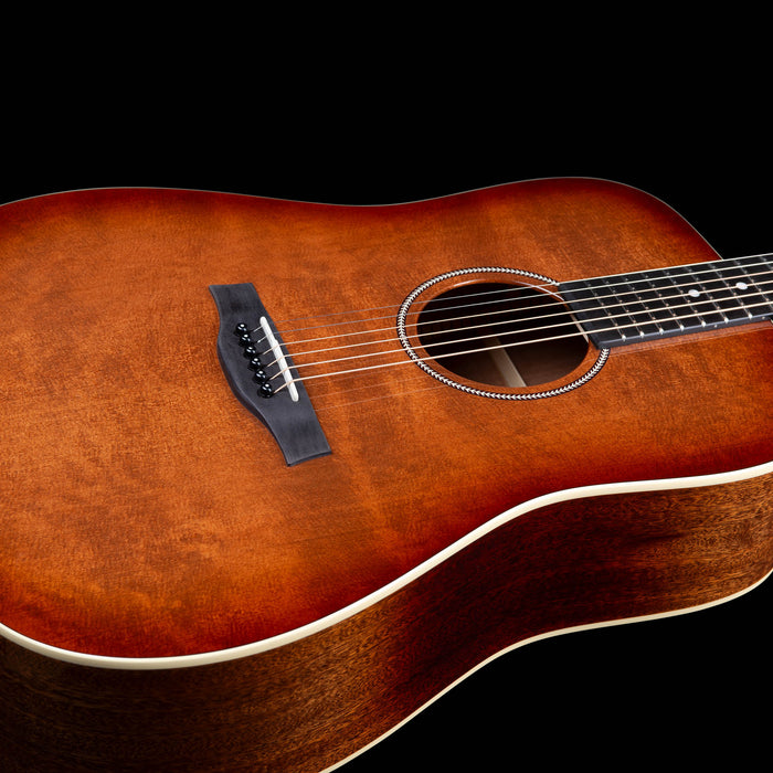 Godin Century Mahogany Acoustic Guitar Left-Handed w/EQ, Rustic Burst
