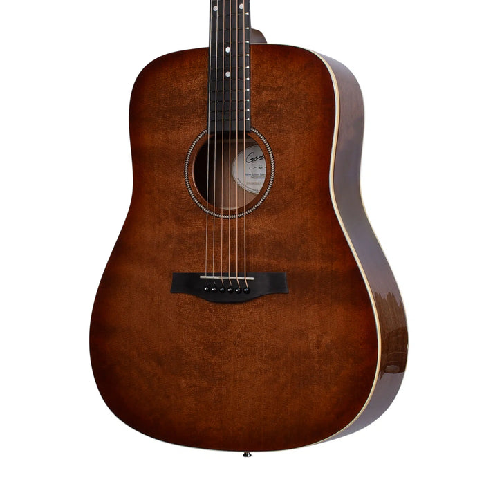 Godin Century Mahogany Acoustic Guitar Left-Handed w/EQ, Rustic Burst