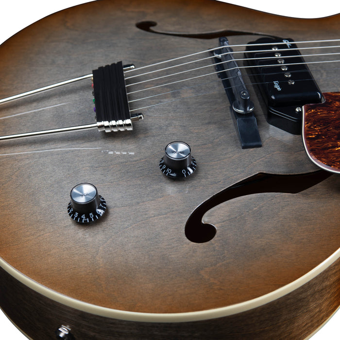 Godin 5th Ave Kingpin II CW DLX C w/Gig Bag, Copper Burst