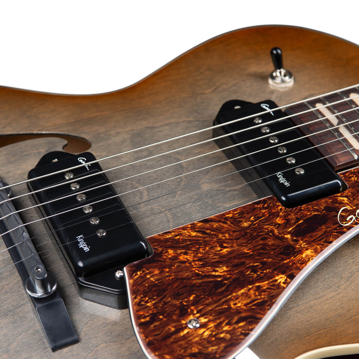 Godin 5th Ave Kingpin II CW DLX C w/Gig Bag, Copper Burst