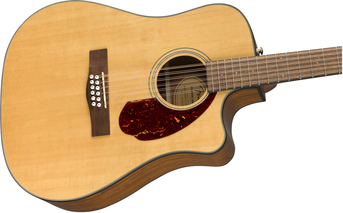 Fender CD-140SCE 12-String, Walnut Fingerboard - Natural