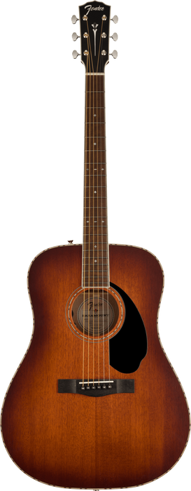 Fender PD-220E Dreadnought, All Mahogany, Ovangkol Fingerboard, Aged Cognac Burst