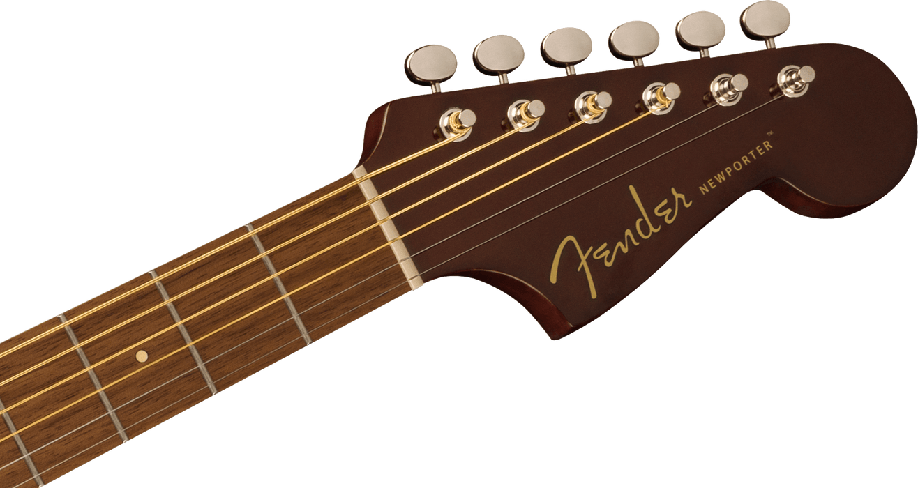 Fender Newporter Player, Walnut Fingerboard, Gold Pickguard, Sunburst