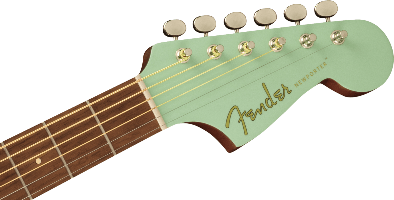 Fender Newporter Player, Walnut Fingerboard, White Pickguard, Surf Green