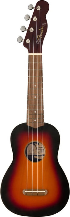 Fender - Venice Soprano Uke, Walnut Fingerboard, 2-Color Sunburst