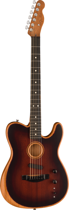 Fender American Acoustasonic Telecaster All-Mahogany, Ebony Fingerboard, Bourbon Burst