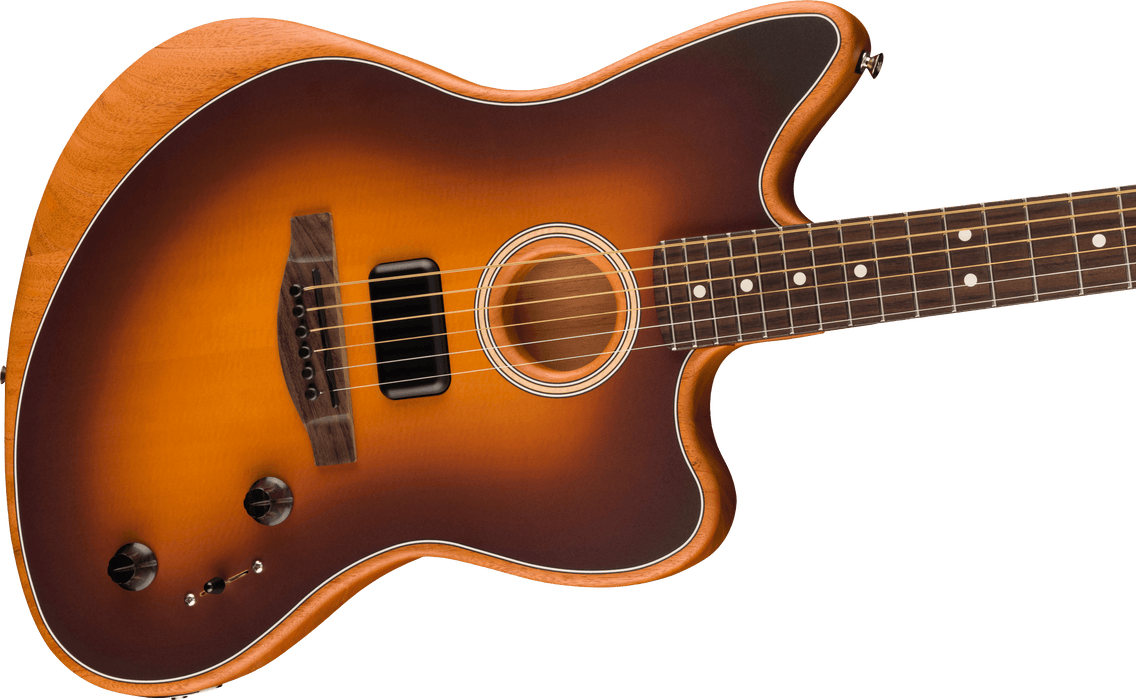 Fender Acoustasonic Player Jazzmaster, Rosewood Fingerboard, 2-Color Sunburst