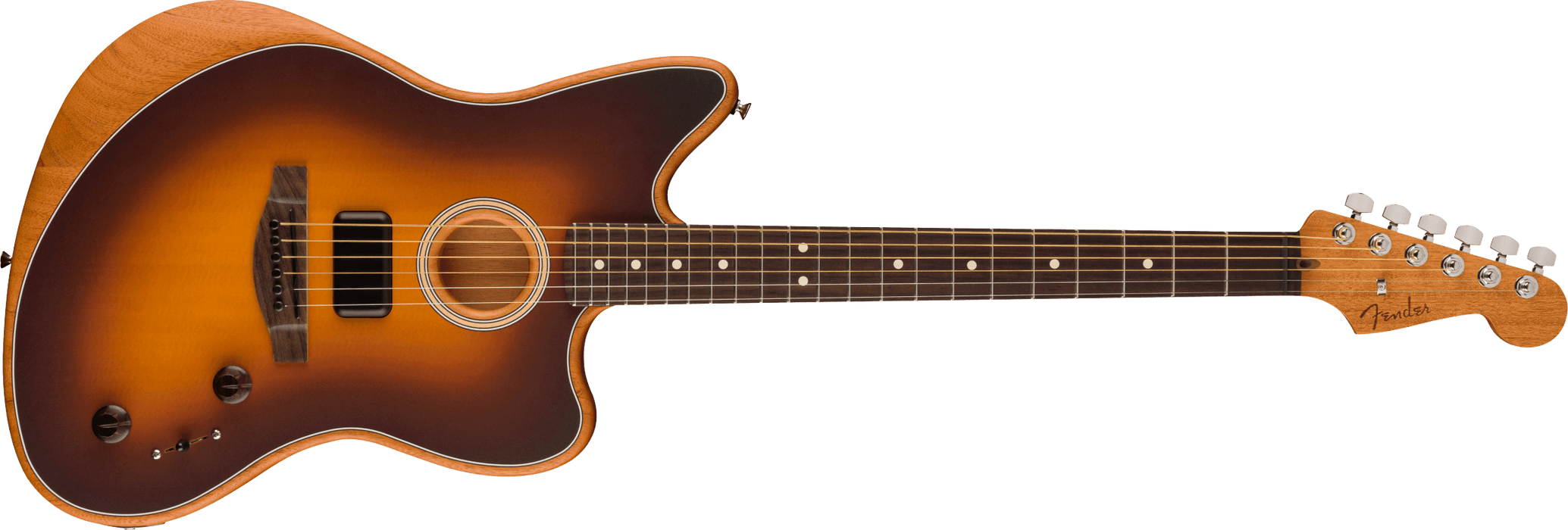 Fender Acoustasonic Player Jazzmaster, Rosewood Fingerboard, 2-Color Sunburst