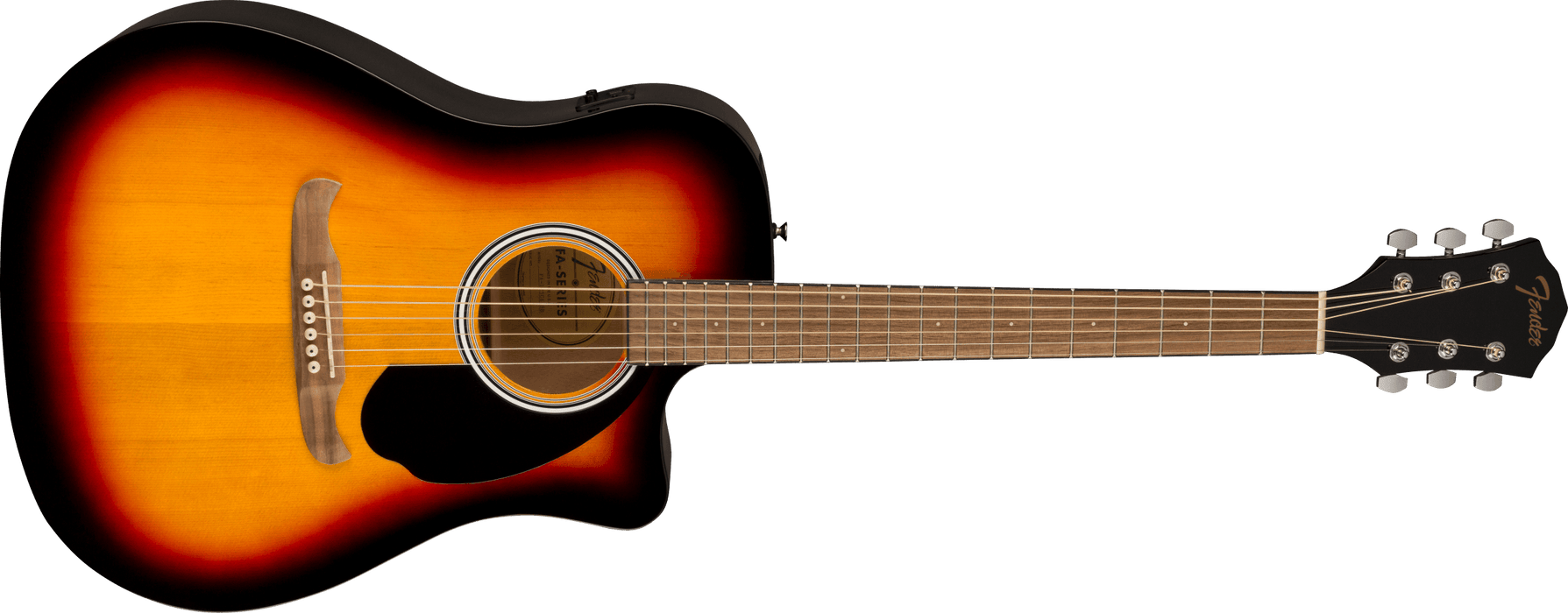 Fender  FA-125CE Dreadnought, Walnut Fingerboard, Sunburst