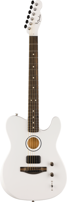 Fender Finneas Acoustasonic Player Telecaster, Satin Arctic White