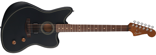 Fender Acoustasonic Standard Jazzmaster, Black