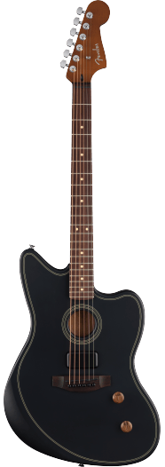 Fender Acoustasonic Standard Jazzmaster, Black for Sale in Canada