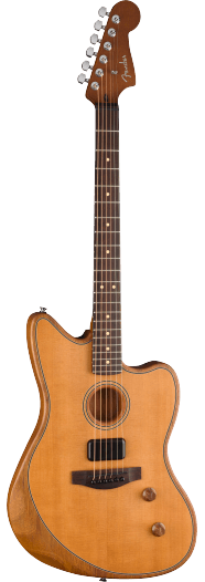 Fender Acoustasonic Standard Jazzmaster, Aged Natural for Sale in