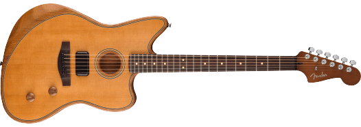 Fender Acoustasonic Standard Jazzmaster, Aged Natural