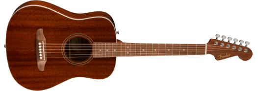 Fender California Standard Redondo Mini with Bag, Sapele Top, Natural Sapele