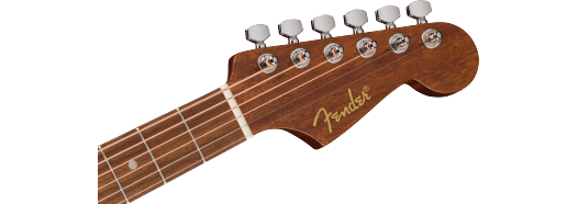 Fender California Standard Redondo Mini with Bag, Sapele Top, Natural Sapele
