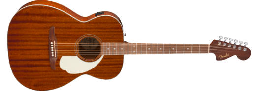 Fender California Standard Monterey E, Sapele Top, Ivory Pickguard, Natural Sapele