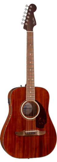 Fender California Deluxe Redondo Jr. E Mahogany, Walnut Fingerboard, Natural