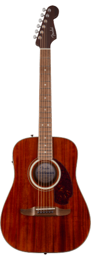 Fender California Deluxe Redondo Jr. E Mahogany, Walnut Fingerboard, Natural