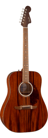 Fender California Deluxe Redondo Mahogany, Walnut Fingerboard, Natural