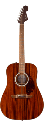 Fender California Deluxe Redondo Mahogany, Walnut Fingerboard, Natural