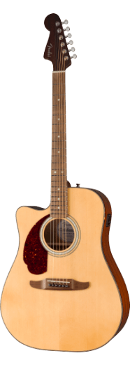 Fender California Deluxe Redondo CE Left-Handed, Walnut Fingerboard, Natural