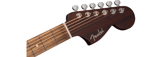 Fender California Deluxe Monterey E, Ivory Pickguard, Aztec Gold