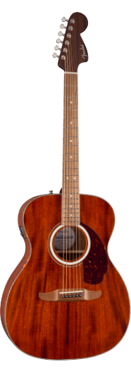 Fender California Deluxe Monterey E Mahogany, Walnut Fingerboard, Natural