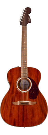 Fender California Deluxe Monterey E Mahogany, Walnut Fingerboard, Natural
