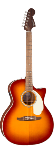 Fender California Deluxe Newporter CE, Walnut Fingerboard, Sienna Sunburst