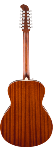Fender California Deluxe Villager E, Walnut Fingerboard, Black