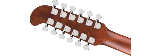 Fender California Deluxe Villager E, Walnut Fingerboard, Black