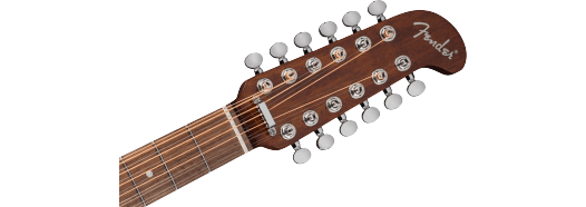 Fender California Deluxe Villager E, Walnut Fingerboard, Black