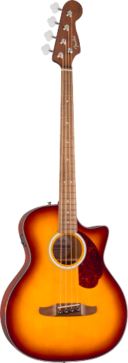 Fender California Deluxe Kingman Bass CE, Walnut Fingerboard, Honey Sunburst