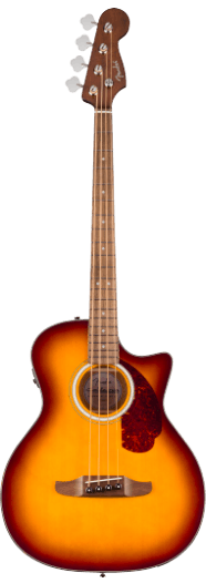 Fender California Deluxe Kingman Bass CE, Walnut Fingerboard, Honey Sunburst