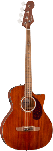 Fender California Deluxe Kingman Bass CE Mahogany, Walnut Fingerboard, Natural
