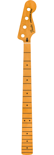 Fender Precision to Jazz Bass Conversion Neck, 20 Med Jumbo Frets, 12" Radius, Maple