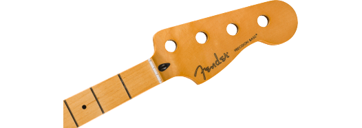 Fender Player II Series Precision Bass Neck, 22 Medium Jumbo Frets, Maple, 9.5", Modern "C"