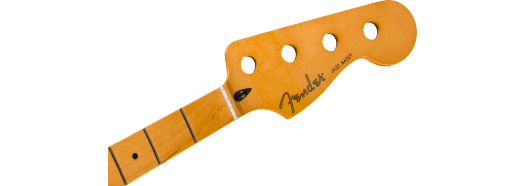 Fender Player II Series Jazz Bass Neck, 22 Medium Jumbo Frets, Maple, 9.5", Modern "C"
