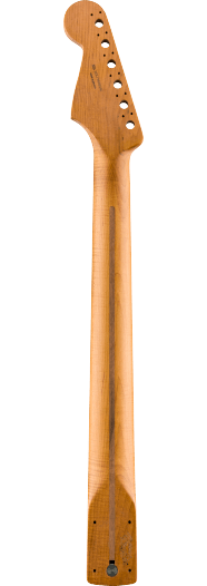 Fender Roasted Maple Stratocaster Neck, 21 Narrow Tall Frets, 9.5", Maple, C Shape