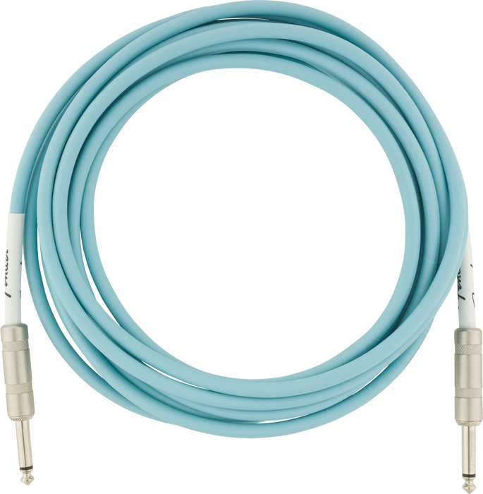 Fender Original Series Instrument Cable, 10', Daphne Blue