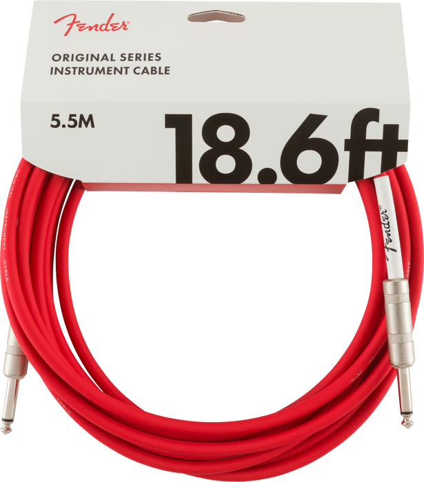 Fender Original Series Instrument Cable, 18.6', Fiesta Red